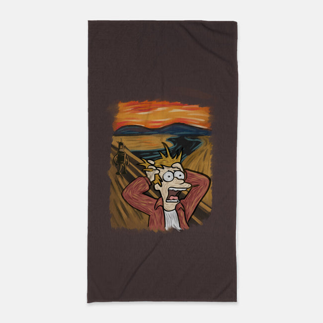 Wrong Time-None-Beach-Towel-nickzzarto