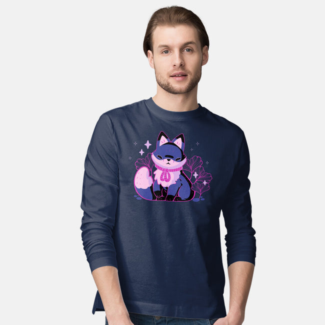 Mystical Fox-Mens-Long Sleeved-Tee-xMorfina