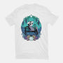 Calm Quirrel-Womens-Fitted-Tee-Zaia Bloom