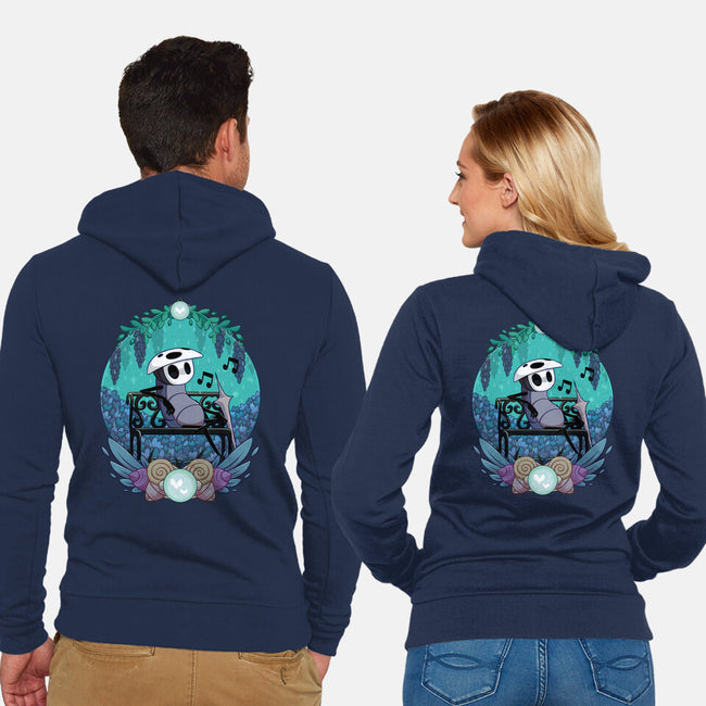 Calm Quirrel-Unisex-Zip-Up-Sweatshirt-Zaia Bloom