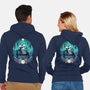 Calm Quirrel-Unisex-Zip-Up-Sweatshirt-Zaia Bloom