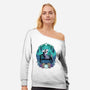 Calm Quirrel-Womens-Off Shoulder-Sweatshirt-Zaia Bloom