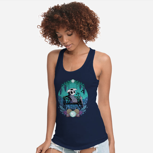 Calm Quirrel-Womens-Racerback-Tank-Zaia Bloom