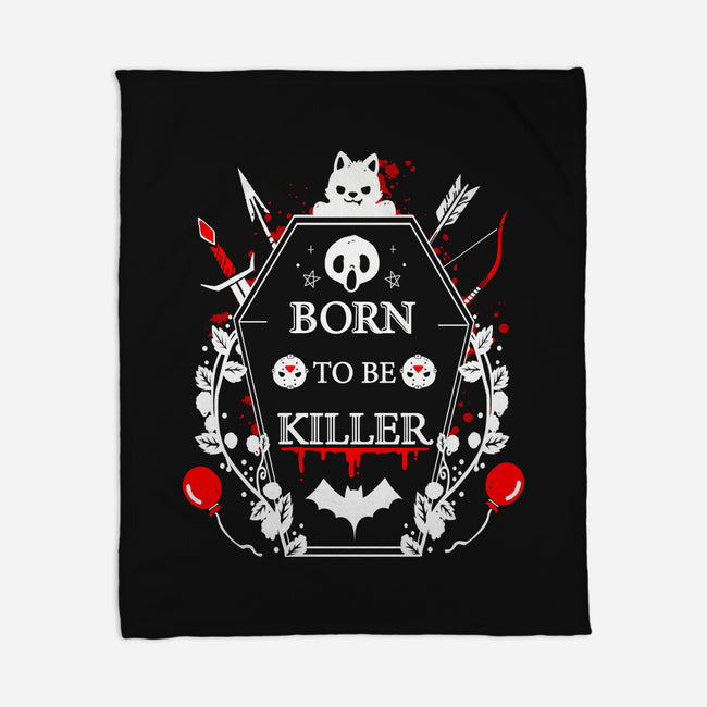 Born To Be Killer-None-Fleece-Blanket-Vallina84