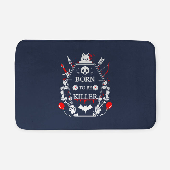 Born To Be Killer-None-Memory Foam-Bath Mat-Vallina84