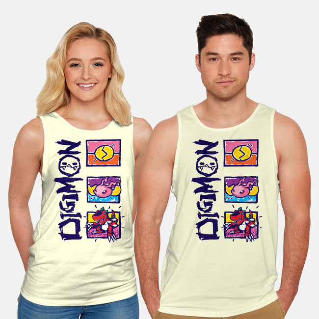 Digital Monsters-Unisex-Basic-Tank-dalethesk8er