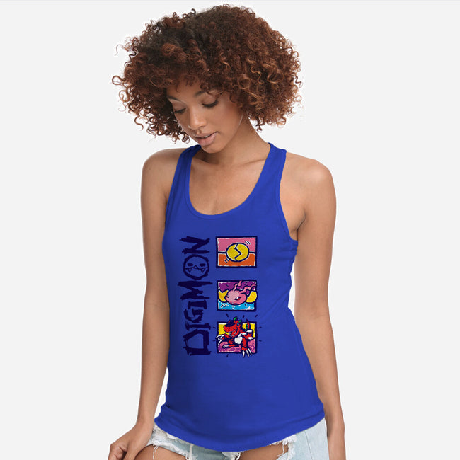 Digital Monsters-Womens-Racerback-Tank-dalethesk8er