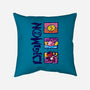 Digital Monsters-None-Removable Cover w Insert-Throw Pillow-dalethesk8er