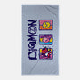 Digital Monsters-None-Beach-Towel-dalethesk8er