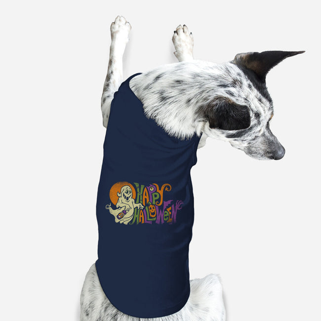 Spooky Halloween-Dog-Basic-Pet Tank-kennsing