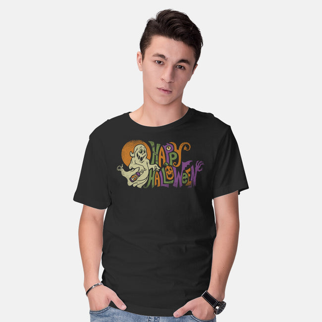 Spooky Halloween-Mens-Basic-Tee-kennsing