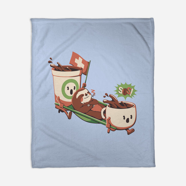 Coffee Rescue-None-Fleece-Blanket-tobefonseca