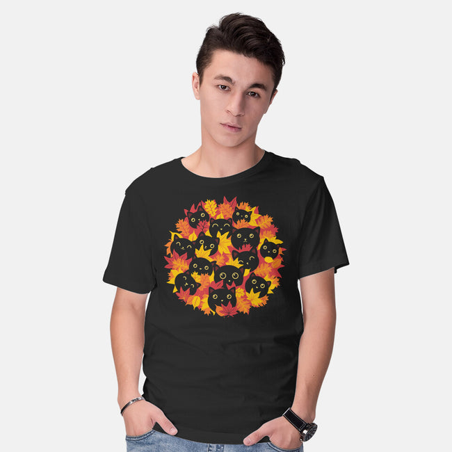 Autumn Kittens-Mens-Basic-Tee-erion_designs