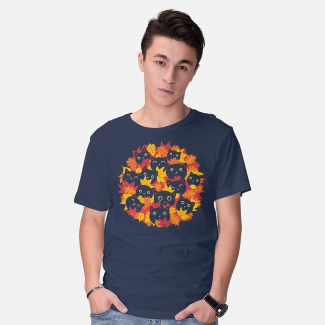 Autumn Kittens-Mens-Basic-Tee-erion_designs