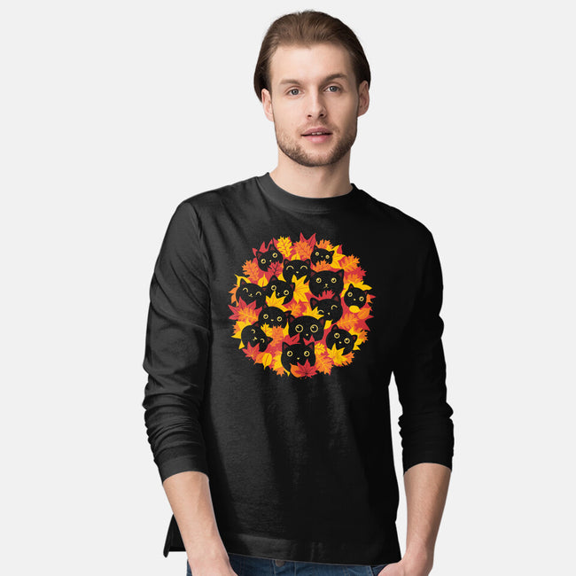 Autumn Kittens-Mens-Long Sleeved-Tee-erion_designs