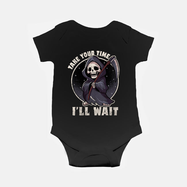 Take Your Time-Baby-Basic-Onesie-fanfreak1