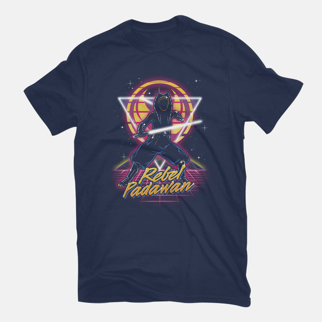 Retro Rebel Padawan-Womens-Fitted-Tee-Olipop