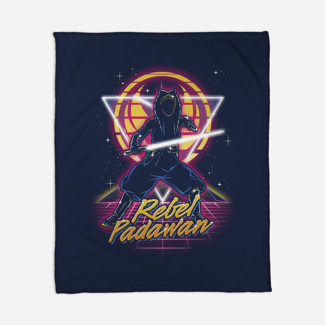 Retro Rebel Padawan-None-Fleece-Blanket-Olipop