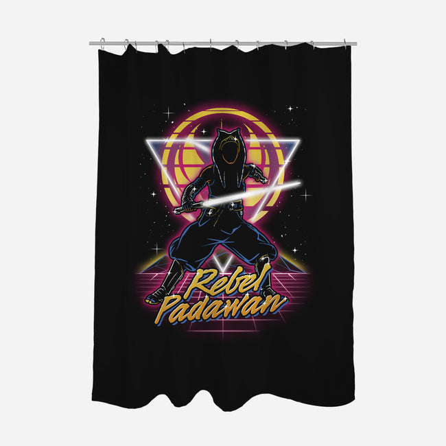 Retro Rebel Padawan-None-Polyester-Shower Curtain-Olipop