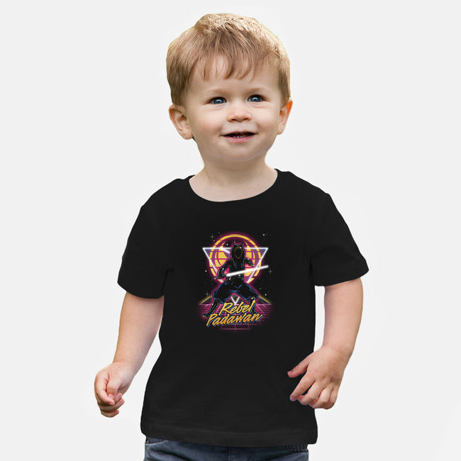 Retro Rebel Padawan-Baby-Basic-Tee-Olipop