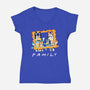 Family Friends-Womens-V-Neck-Tee-Getsousa!