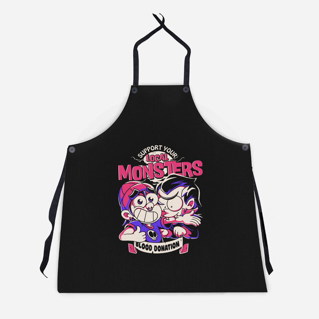 Support Your Local Vampire-Unisex-Kitchen-Apron-estudiofitas