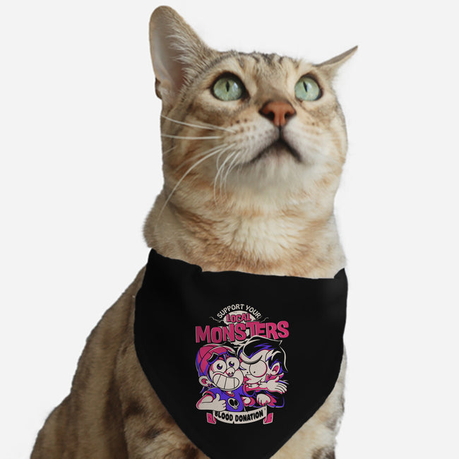 Support Your Local Vampire-Cat-Adjustable-Pet Collar-estudiofitas