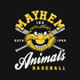 Mayhem Baseball-Womens-Off Shoulder-Tee-retrodivision