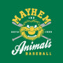 Mayhem Baseball-Womens-Off Shoulder-Tee-retrodivision