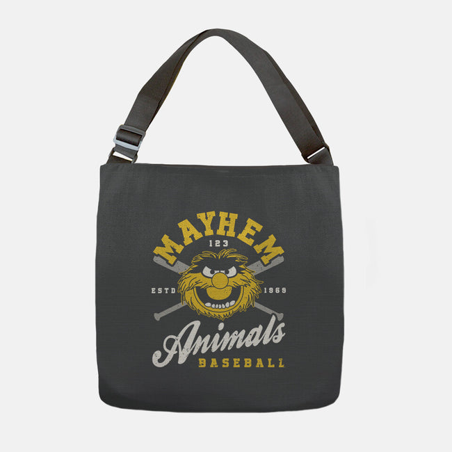 Mayhem Baseball-None-Adjustable Tote-Bag-retrodivision