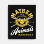 Mayhem Baseball-None-Stretched-Canvas-retrodivision