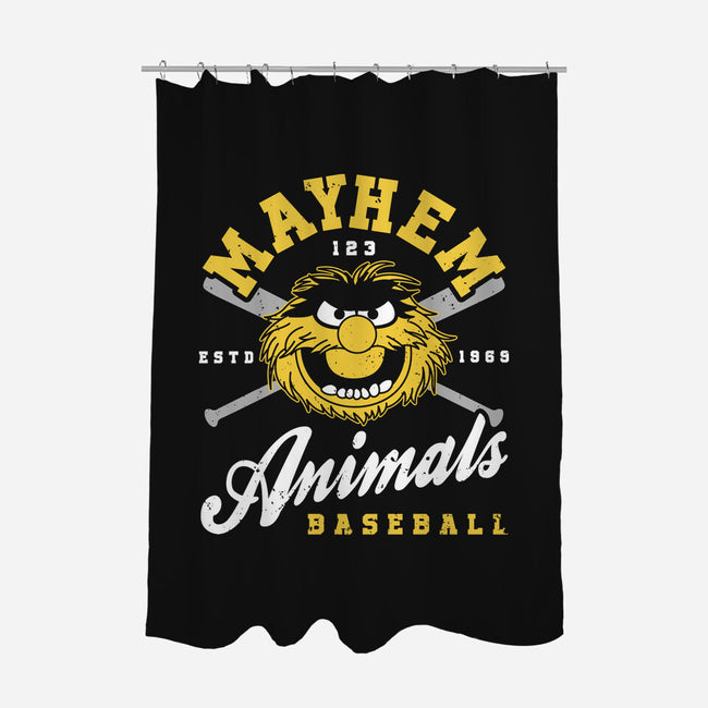 Mayhem Baseball-None-Polyester-Shower Curtain-retrodivision