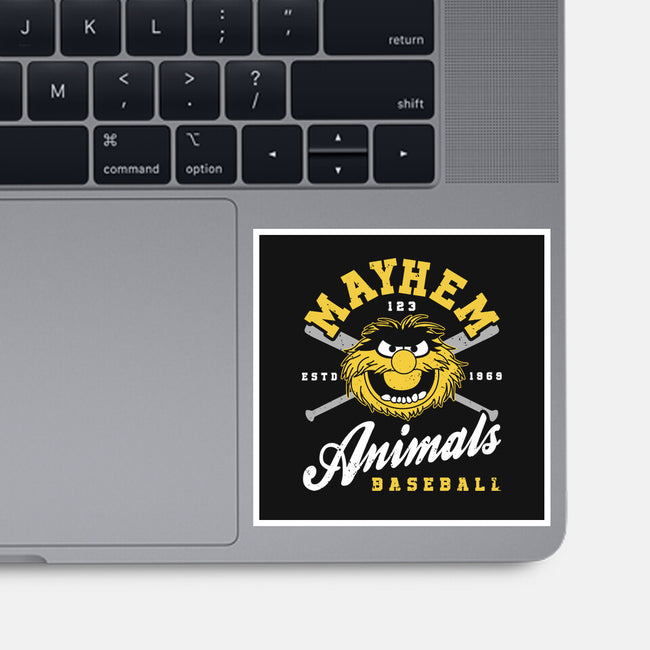 Mayhem Baseball-None-Glossy-Sticker-retrodivision