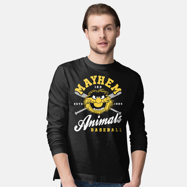 Mayhem Baseball-Mens-Long Sleeved-Tee-retrodivision