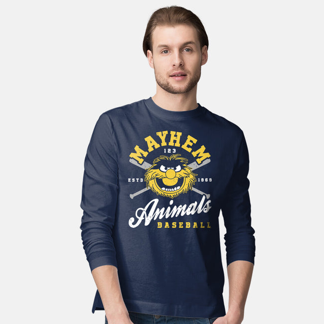 Mayhem Baseball-Mens-Long Sleeved-Tee-retrodivision