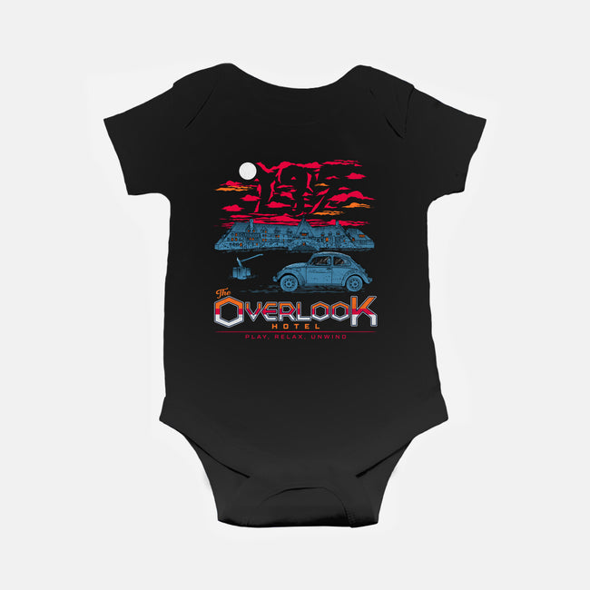 Overlook Hotel-Baby-Basic-Onesie-rocketman_art