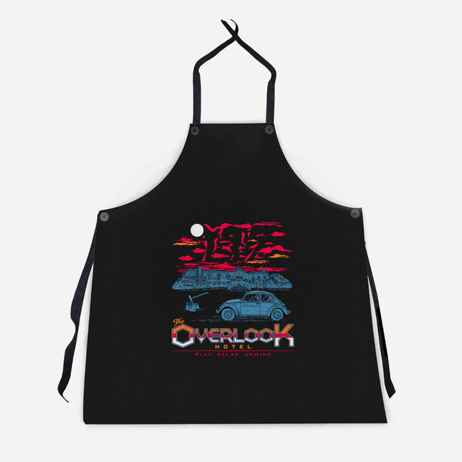 Overlook Hotel-Unisex-Kitchen-Apron-rocketman_art