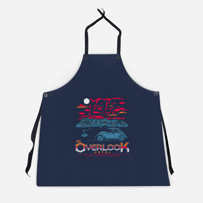 Overlook Hotel-Unisex-Kitchen-Apron-rocketman_art