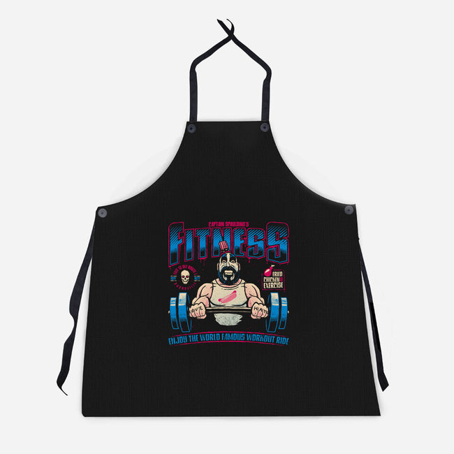 Spaulding's Fitness-Unisex-Kitchen-Apron-teesgeex