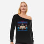 Spaulding's Fitness-Womens-Off Shoulder-Sweatshirt-teesgeex