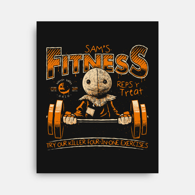 Sam's Fitness-None-Stretched-Canvas-teesgeex