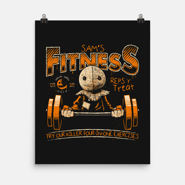 Sam's Fitness-None-Matte-Poster-teesgeex