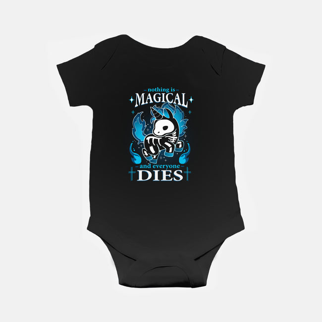 Everyone Dies-Baby-Basic-Onesie-Vallina84