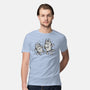 Cartoon Dog Sketch-Mens-Premium-Tee-nickzzarto