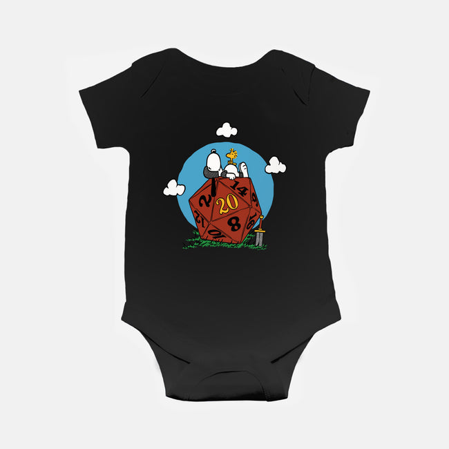 Comic Dog RPG-Baby-Basic-Onesie-Studio Mootant