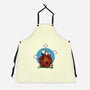 Comic Dog RPG-Unisex-Kitchen-Apron-Studio Mootant