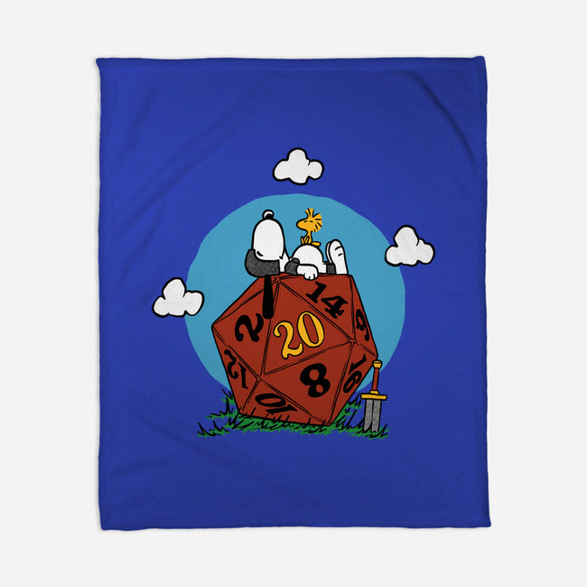 Comic Dog RPG-None-Fleece-Blanket-Studio Mootant