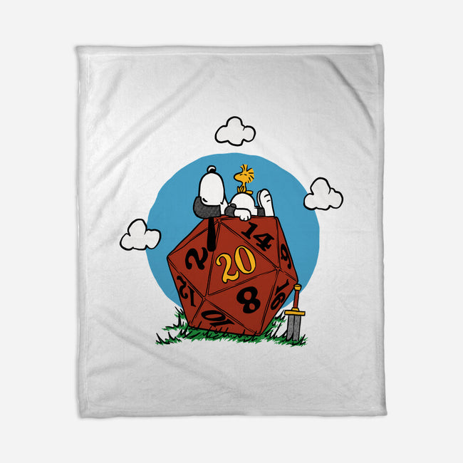 Comic Dog RPG-None-Fleece-Blanket-Studio Mootant