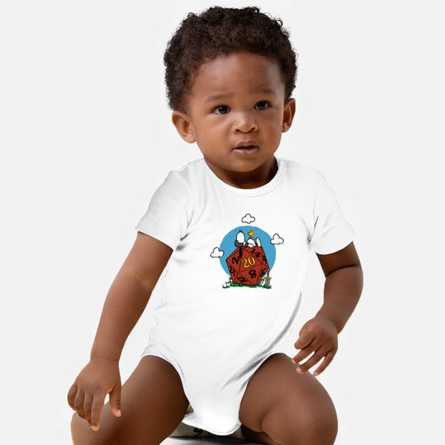 Comic Dog RPG-Baby-Basic-Onesie-Studio Mootant