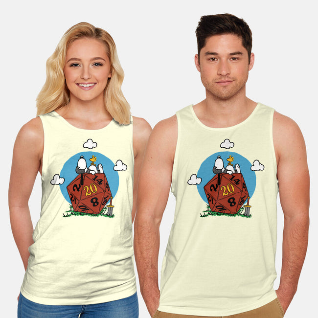 Comic Dog RPG-Unisex-Basic-Tank-Studio Mootant